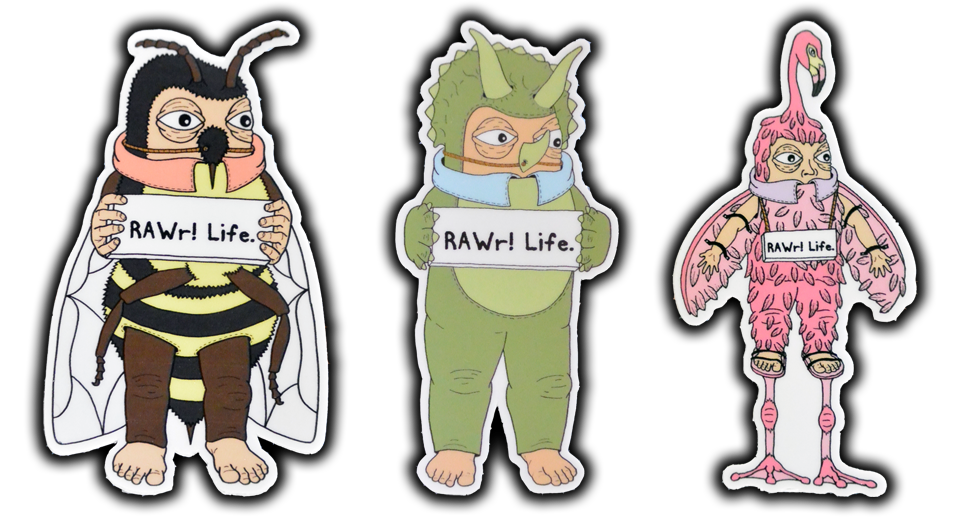 Stickers – RAWr! Life. Superfoods.